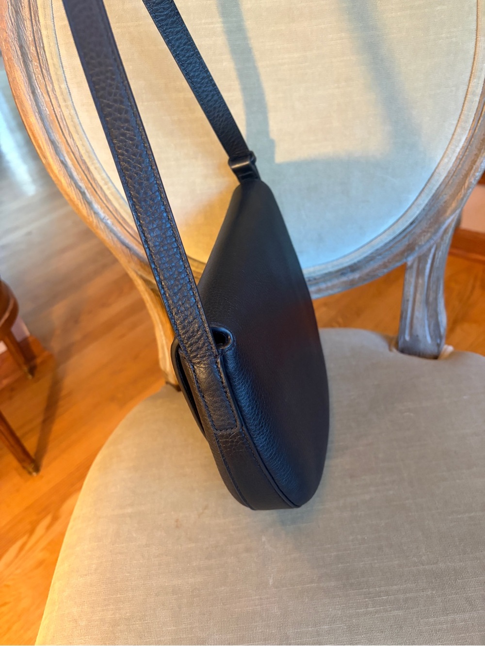 Madewell NWOT DAKOTA LEATHER Saddle Bag Black - Picture 5 of 9